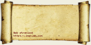 Isak Roglić vizit kartica